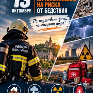 Инициатива на РДПБЗН – Велико Търново за повишаване на информираността и подготовката на населението при бедствия и извънредни ситуации